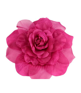 MAXIBLUME AUS STOFF UND ORGANZA 26CM