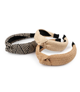 BOHO-STIRNBAND MIT KNOTEN