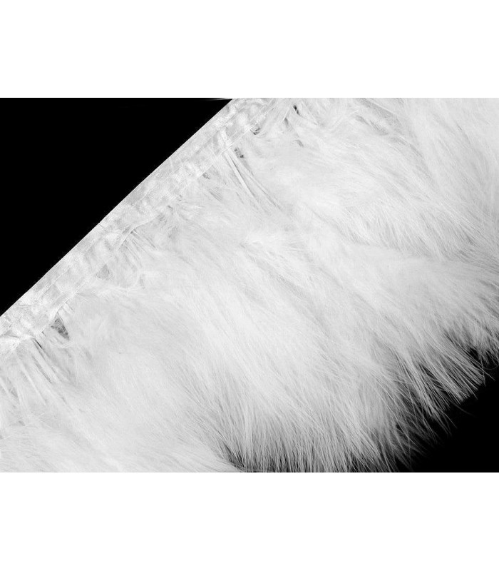 FLECO DE PLUMAS DE MARABÚ - ANCHO 17CM