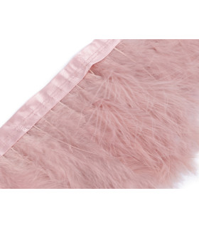 FLECO DE PLUMAS DE MARABÚ - ANCHO 17CM
