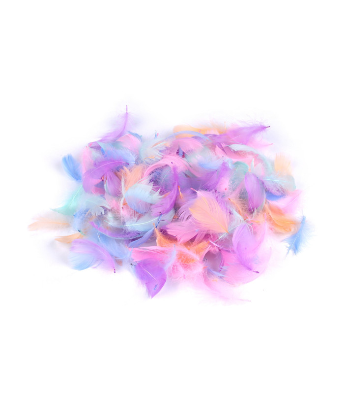 BOLSA DE PLUMAS PASTEL