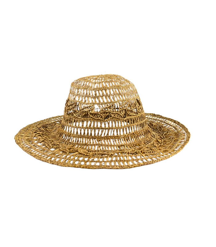 CAPELINA CALADA DE FIBRAS NATURALES