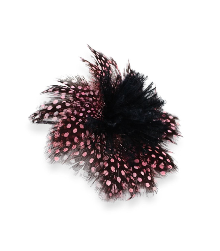 FLOR DE PLUMAS EXCLUSIVA - GUINEA Y AVESTRUZ