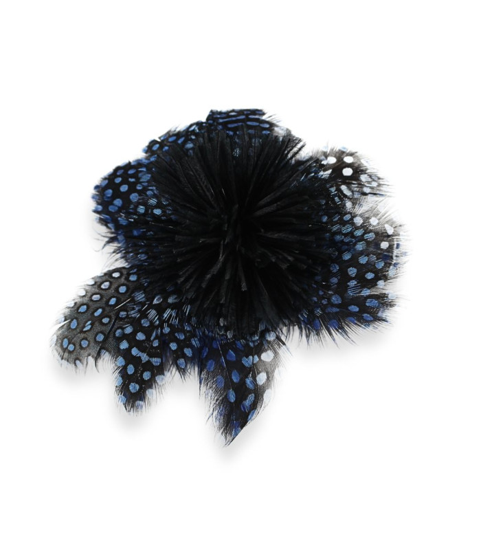 FLOR DE PLUMAS EXCLUSIVA - GUINEA Y AVESTRUZ