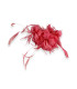 MONTAJE FLOR DE PLUMAS DE GALLO