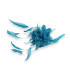 MONTAJE FLOR DE PLUMAS DE GALLO