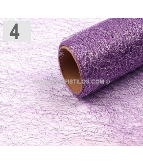 Tul Disorder Con Lurex Lila 50 X 25 Cms. - colores para