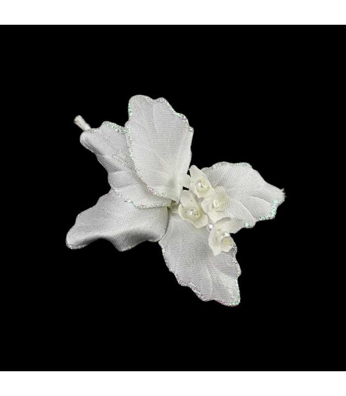 MINIFLOR DE TELA CON BRILLO