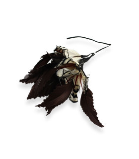 MONTAJE DE PLUMAS - FAISÁN DORADO Y OCA