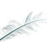 Burnt Ostrich Feathers - 58cm