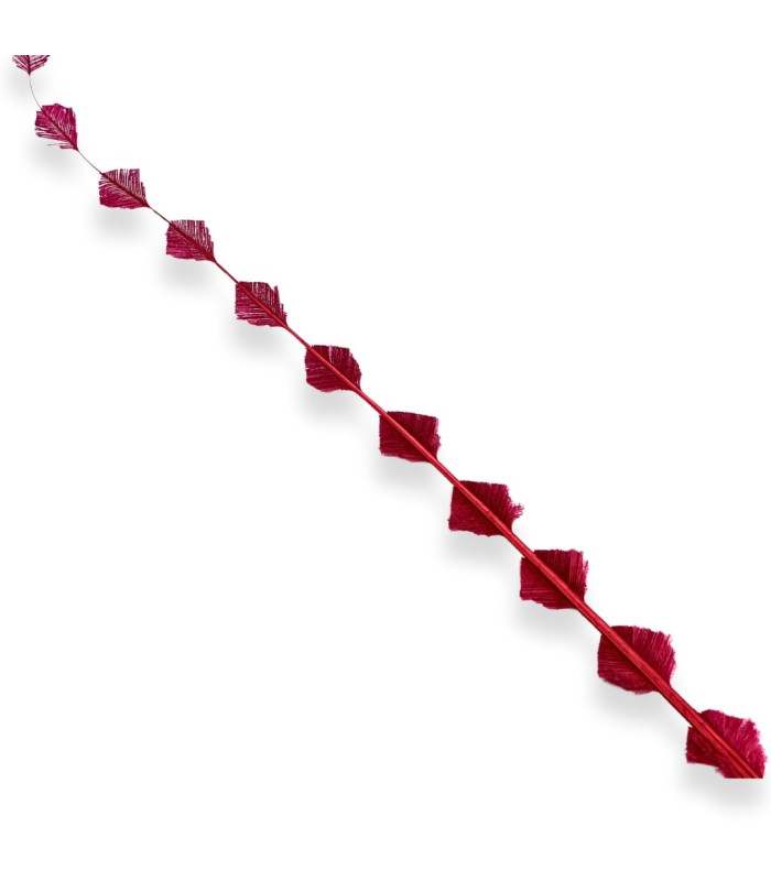 GEBRANNTE/GETEILTE STRAUßFEDER 58CM