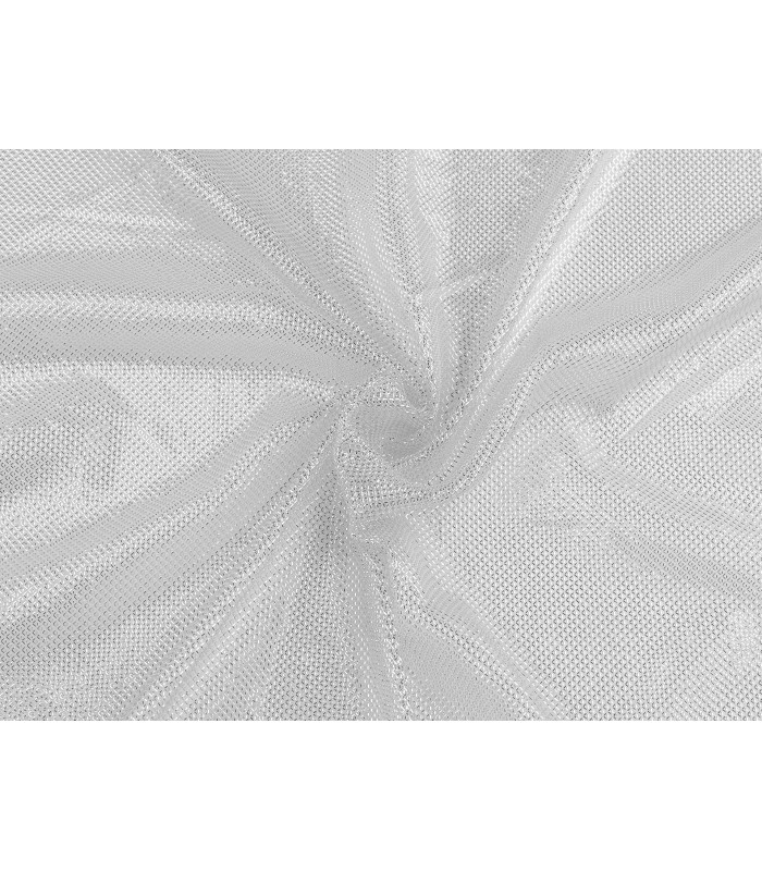 ELASTISCHES STRICKSTOFF MIT LUREX-GLANZ