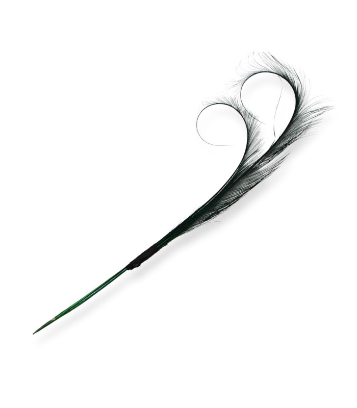 GEFLAMMTE STRAUSSENFEDERN - 29CM