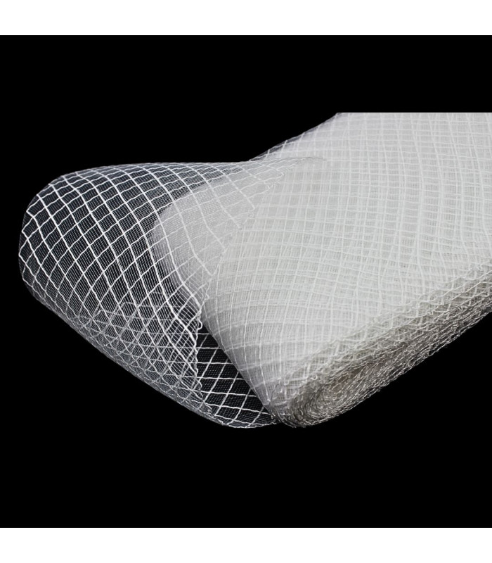 15 CM DOUBLE DIAMOND CRIN WITH RAFFIA