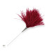 BROCHE DE PENAS DE AVESTRUZ - ALFINETE DECORATIVO COM CUBRE AGULHAS
