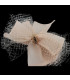 LAZO DECORATIVO DE ORGANZA Y VELO