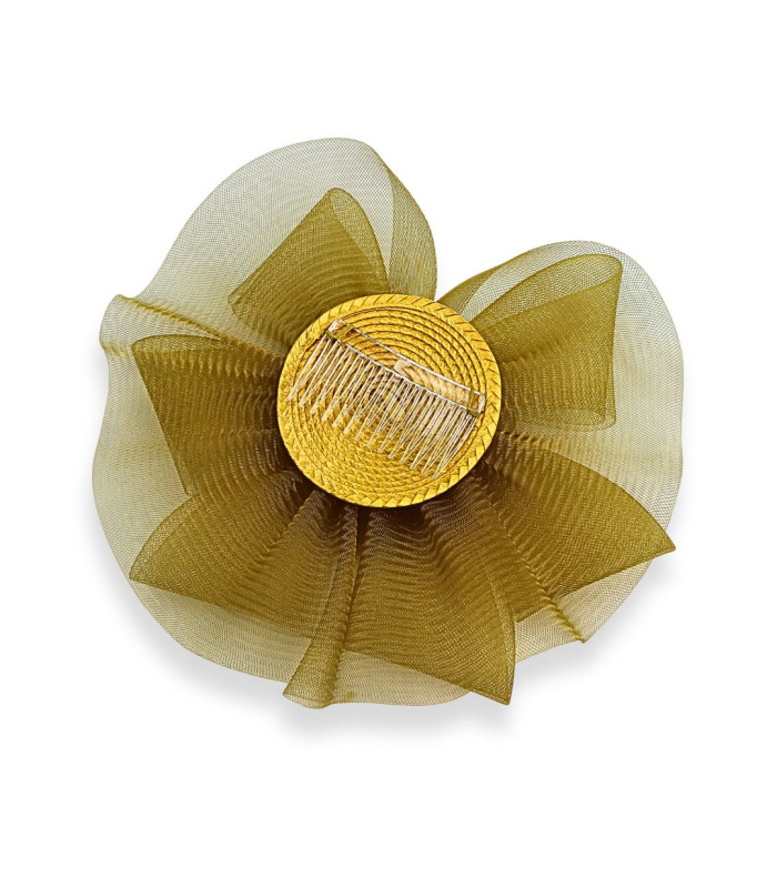 TOCADO DE CRINA DOURADA