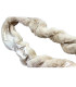 ELASTIC SYNTHETIC FUR SCARF