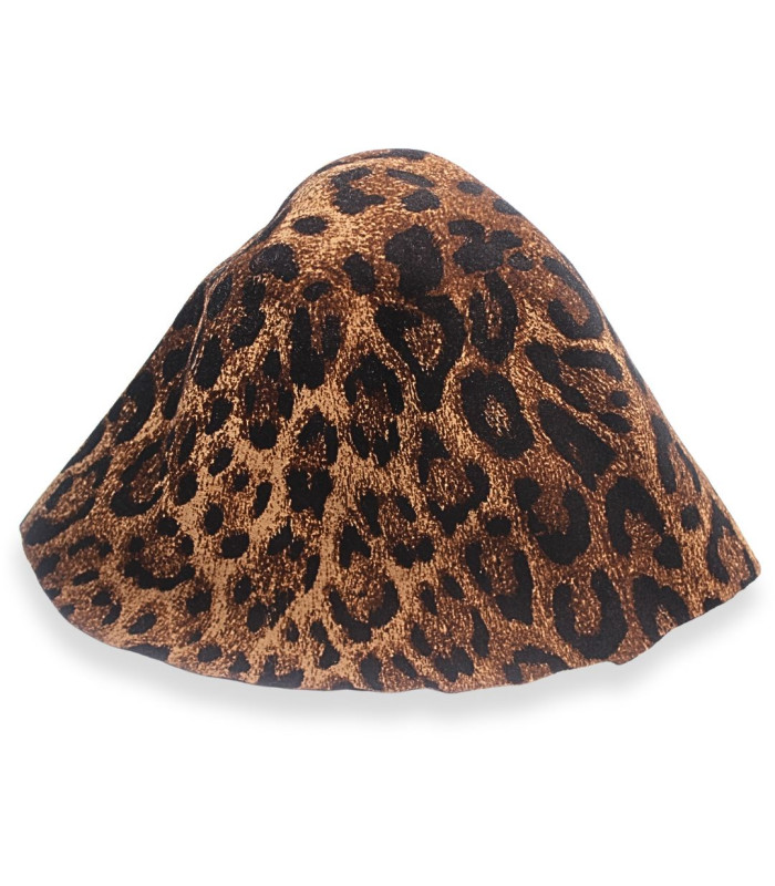 CONO DE FIELTRO LEOPARDO - LANA MERINO 100%