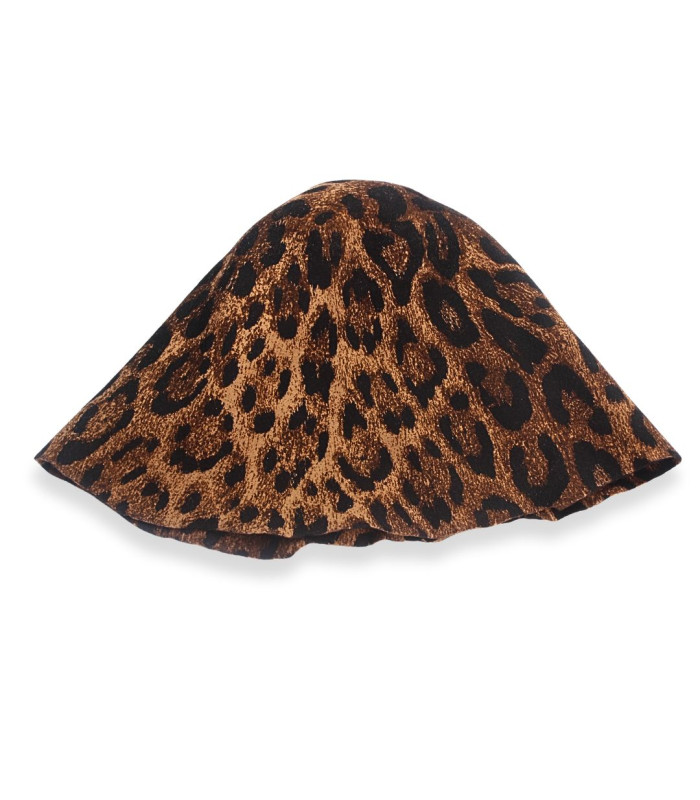 CONO DE FIELTRO LEOPARDO - LANA MERINO 100%