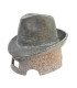FORMA DE ALUMÍNIO PARA CHAPÉU ESTILO TRILBY - 2 PEÇAS