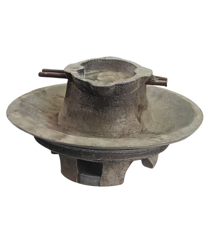 HORMA DE ALUMINIO PARA SOMBRERO COPA REDONDA - 2 PIEZAS