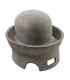 HORMA DE ALUMINIO PARA SOMBRERO DE COPA REDONDA - 2 PIEZAS