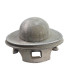 HORMA DE ALUMINIO PARA SOMBRERO COPA REDONDA - 2 PIEZAS