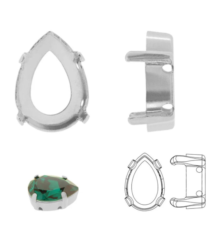ENGASTE PARA CRISTAL SWAROVSKI 4320