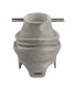 ALUMINIUM-HUTFORM BOWLER-STIL - 2 TEILE