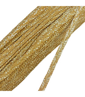 MADEJA DE 90 METROS DE PAJA NATURAL TRENZADA - 9MM