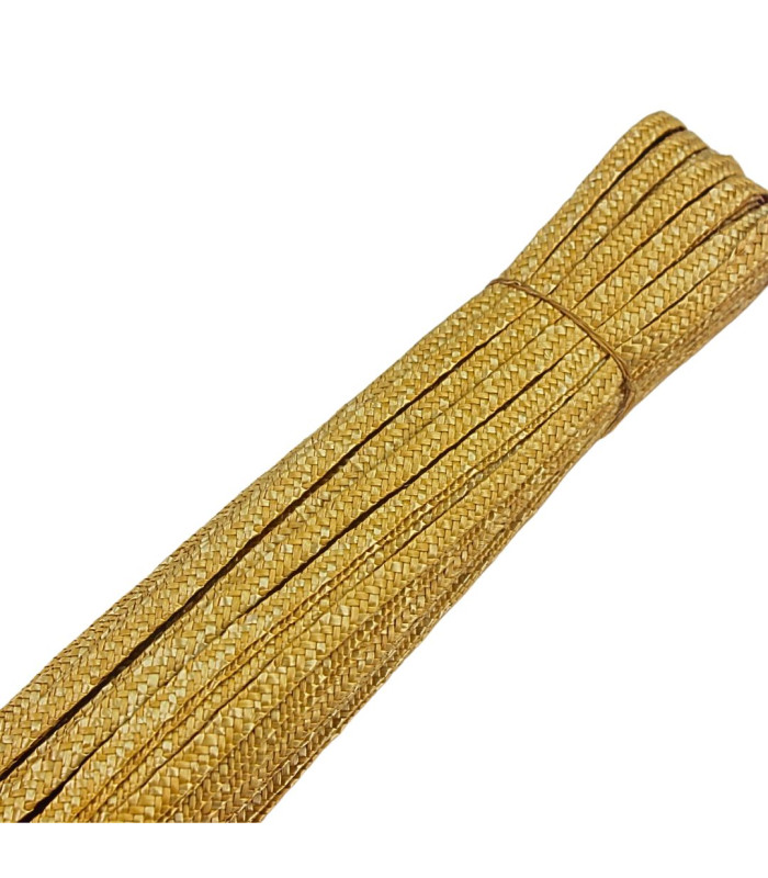 MADEJA DE 90 METROS DE PAJA NATURAL TRENZADA 6MM