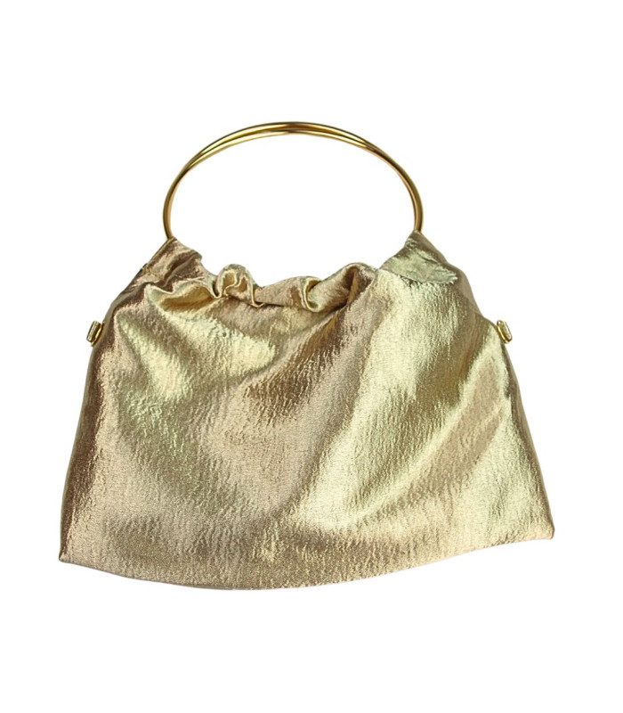 SATIN BAG WITH HANDLES