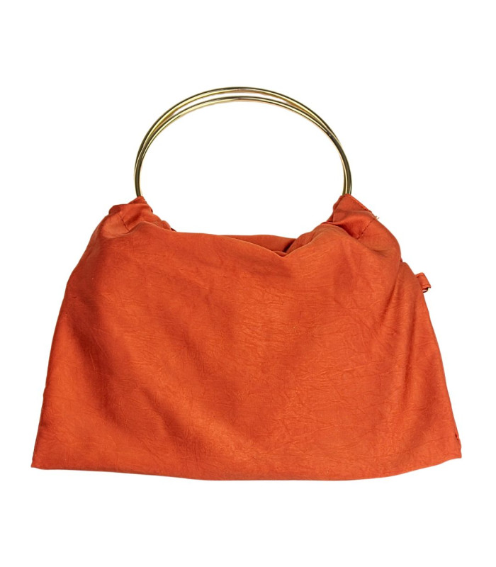SATIN BAG WITH HANDLES