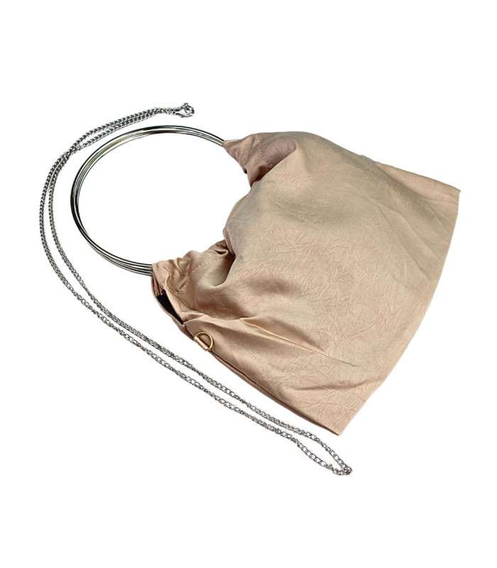 SATIN BAG WITH HANDLES