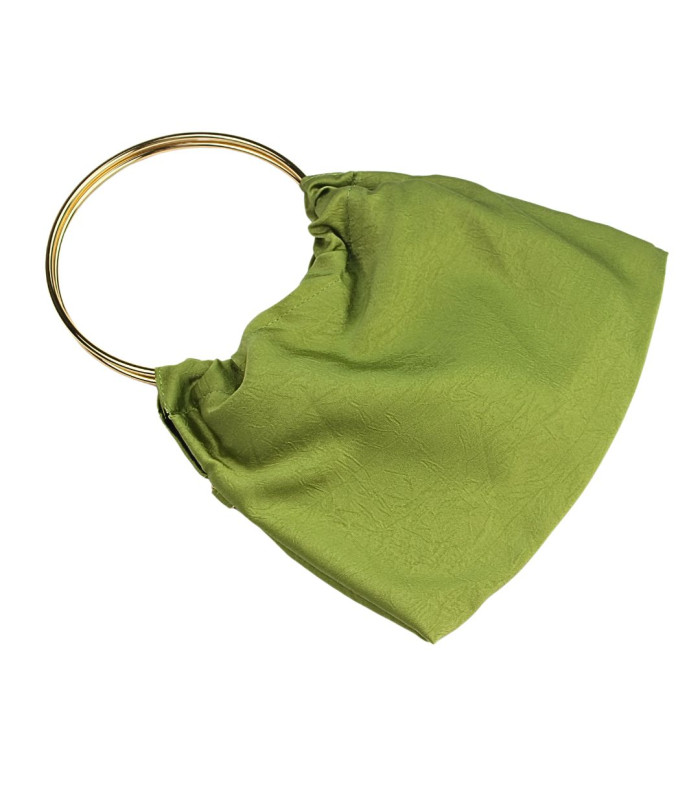 SATIN BAG WITH HANDLES