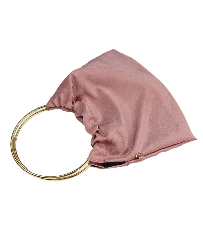 SATIN BAG WITH HANDLES