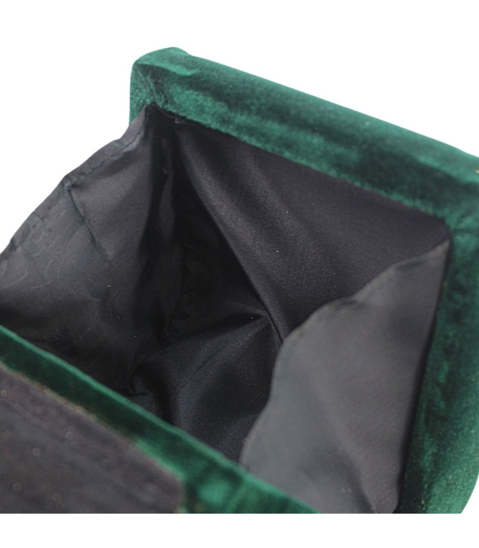 VELVET EVENING HANDBAG