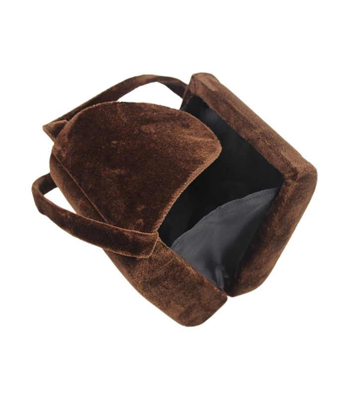 VELVET EVENING HANDBAG