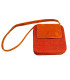 BOLSO CUADRADO SINAMAY TERCIOPELO NARANJA
