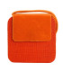 BOLSO CUADRADO SINAMAY TERCIOPELO NARANJA