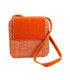 BOLSO CUADRADO SINAMAY TERCIOPELO