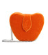 BOLSA DE VELUDO LARANJA