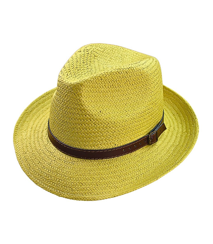TRILBY HAT MADE OF VEGETABLE FIBRES FOR MEN
