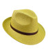 TRILBY HAT MADE OF VEGETABLE FIBRES FOR MEN