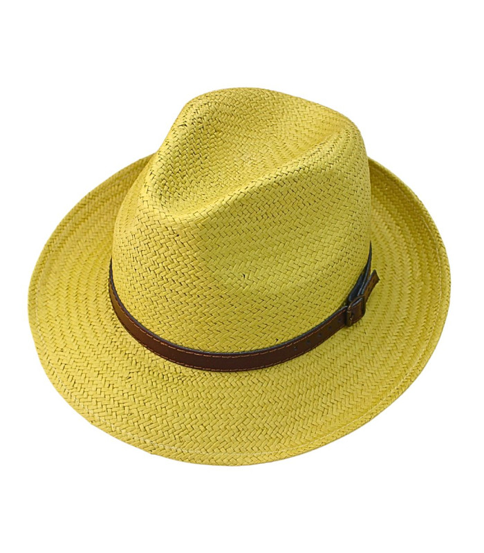 TRILBY HAT MADE OF VEGETABLE FIBRES FOR MEN
