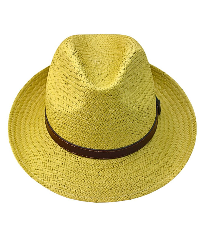 TRILBY HAT MADE OF VEGETABLE FIBRES FOR MEN