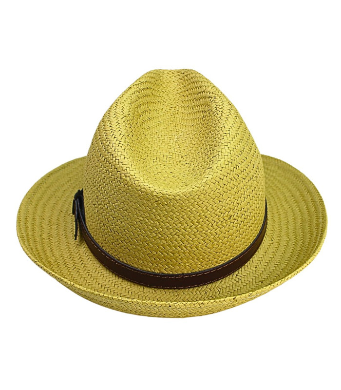 TRILBY HAT MADE OF VEGETABLE FIBRES FOR MEN