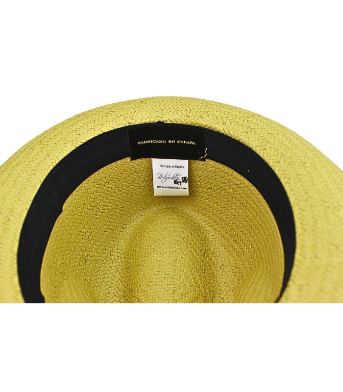 TRILBY HAT MADE OF VEGETABLE FIBRES FOR MEN