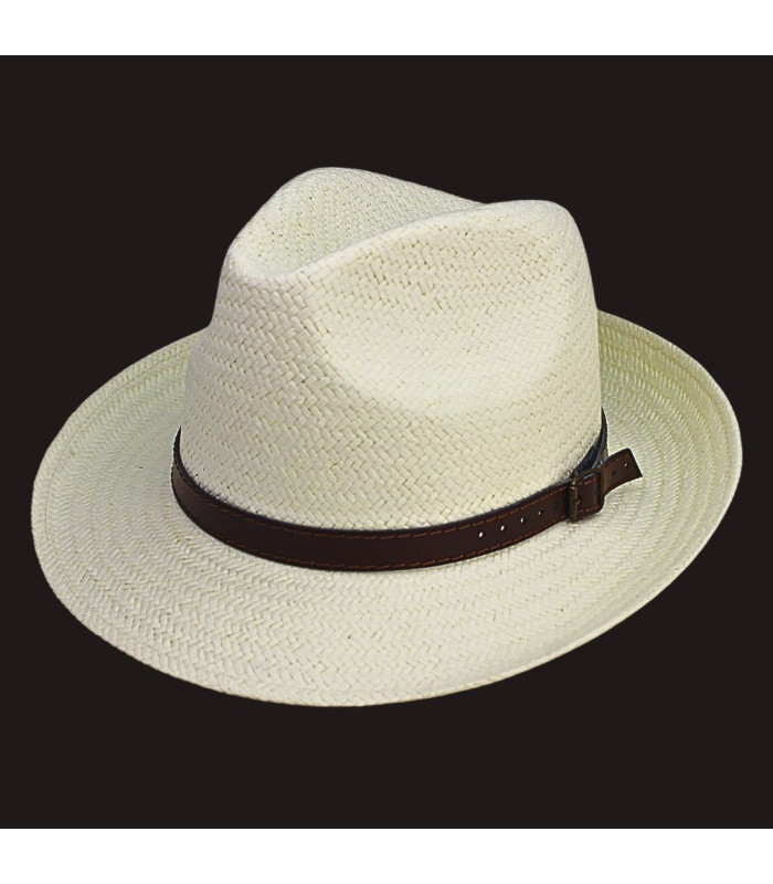 SOMBRERO TRILBY DE FIBRAS VEGETALES PARA CABALLERO